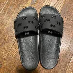 GG slides black rubber size 41 women’s 9.5